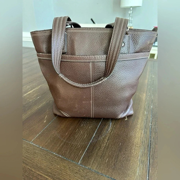 Coach turn lock Hampton tote bag - Picture 2 of 16